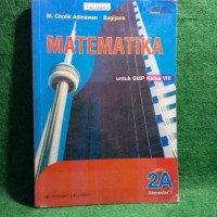 Image of Matematika Kelas VIII KTSP 2006 2A Semester 1